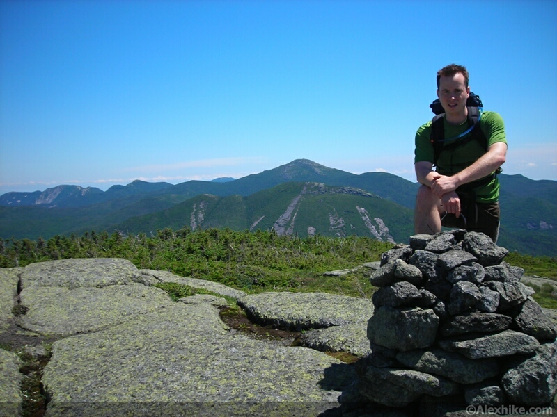 Alex au sommet de Boundary Peak