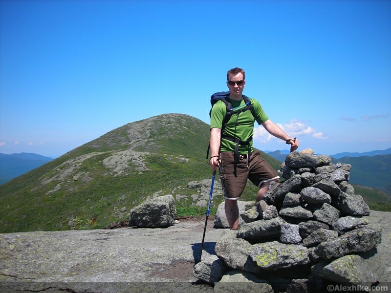 Alex au sommet du mont Iroquois