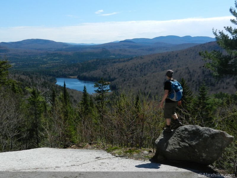 Panorama tout près du sommet de La Vache Noire