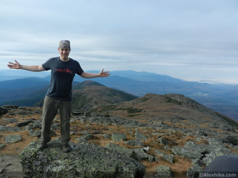 Alex au sommet de Monroe