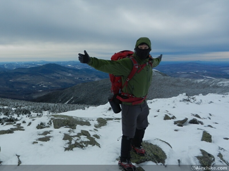 Alex au sommet de Moosilauke