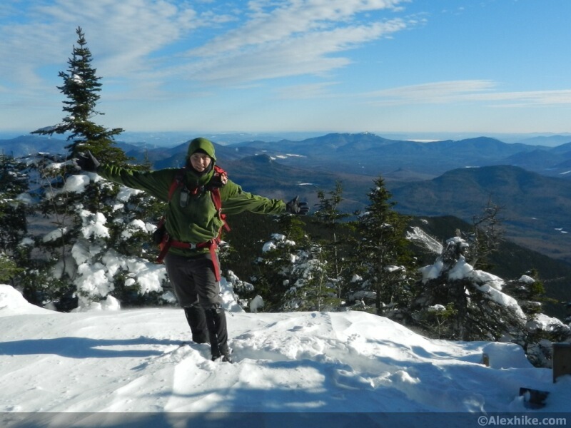 Alex au sommet de Carrigain