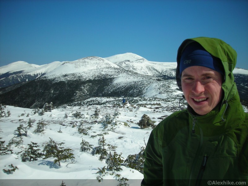 Alex au sommet de Pierce