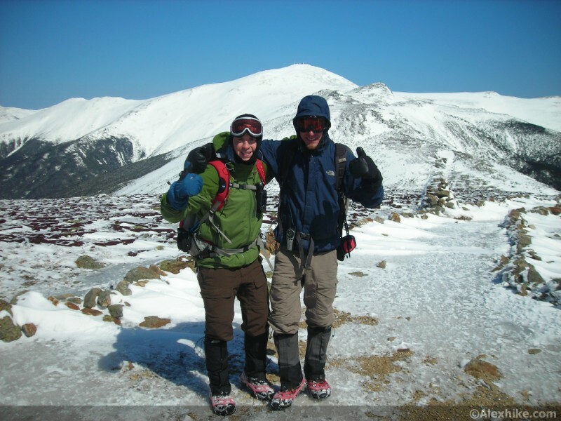 Éric et Alex au sommet de Eisenhower