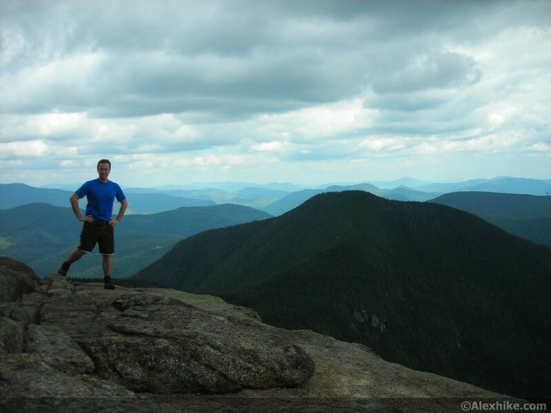 Alex au sommet de Osceola