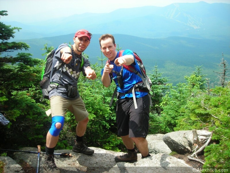Alex et Maxime au sommet de Middle Tripyramid