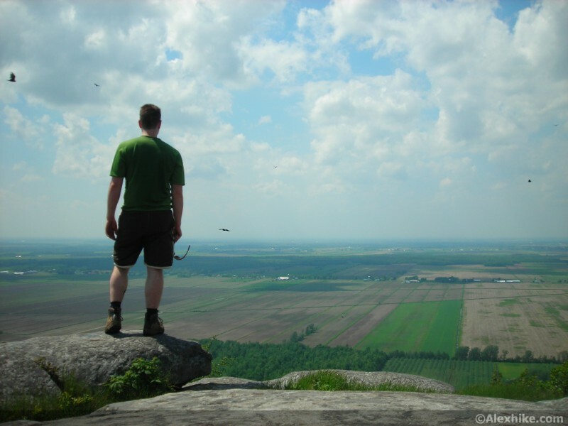 Alex au sommet du mont St-Grégoire