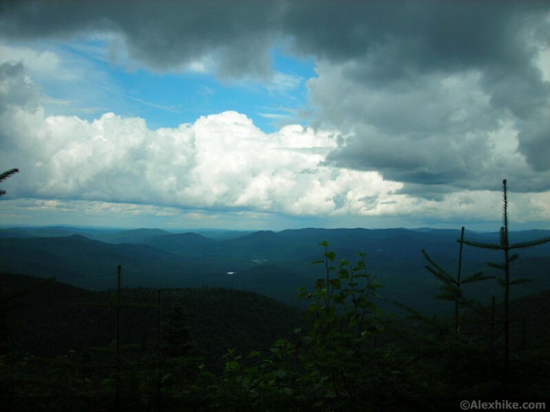 Panorama tout juste avant le sommet du Pic Johannsen