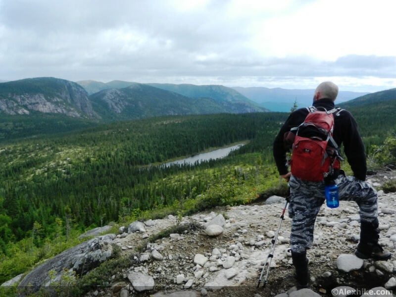 Vue panoramique tout juste avant le sommet