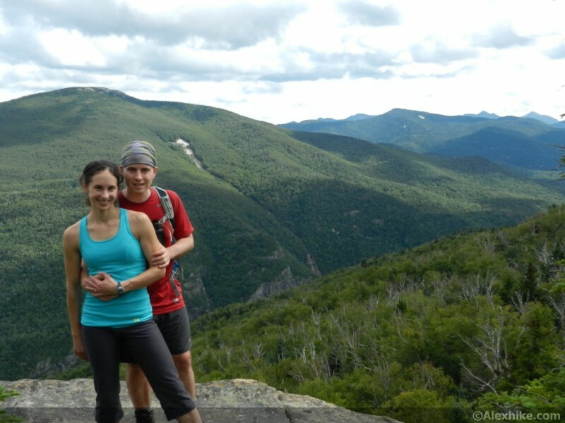 Geneviève et Alex au sommet de Pitchoff
