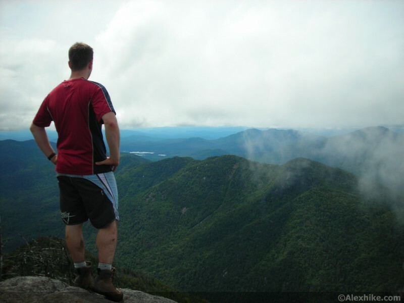 Alex au sommet de Nippletop