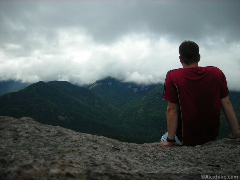 Alex au sommet de Dial