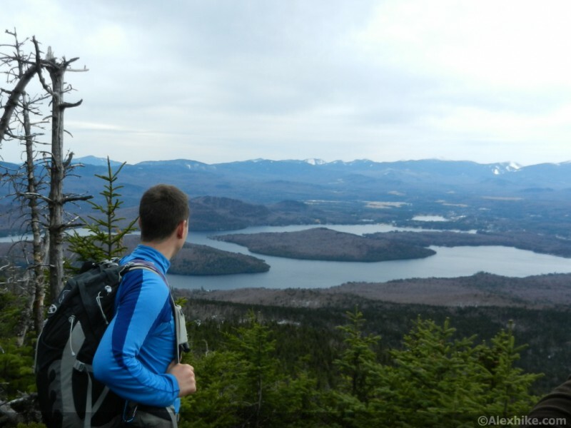 Alex au sommet de Moose