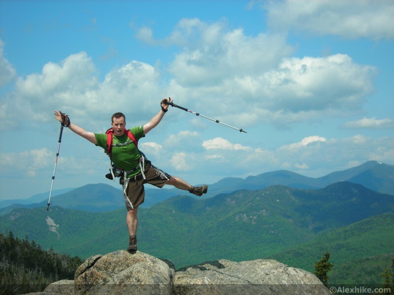 Tout juste avant le sommet de South Dix