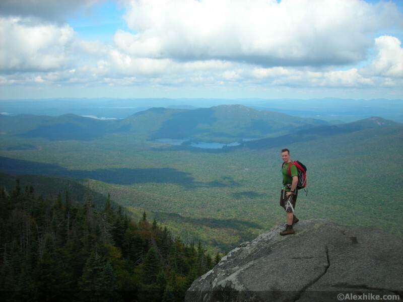 Alex tout juste avant le sommet de Seymour