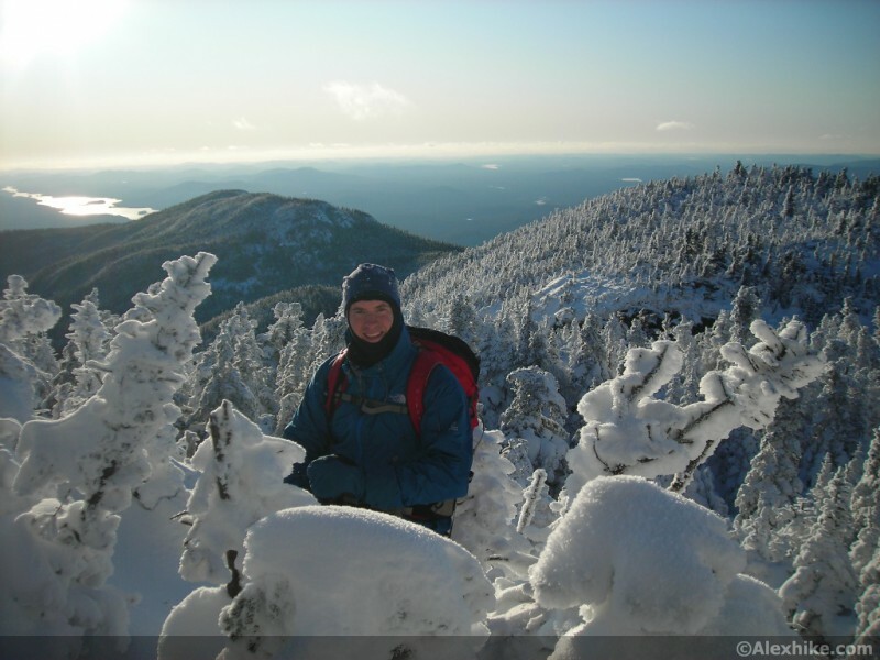 Panorama tout juste avant le sommet de Seward
