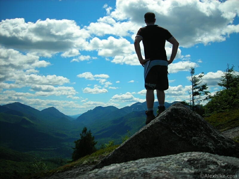 Alex au sommet du mont Hopkins