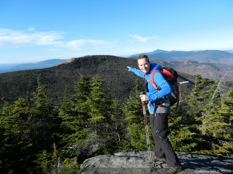 Alex au sommet de Porter