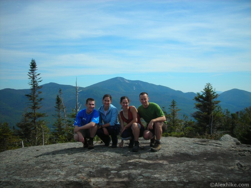 Ammon, Marie-Hélène, Geneviève et Alex au sommet
