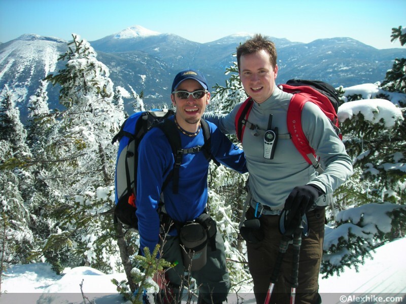 Maxime et Alex tout juste avant le sommet