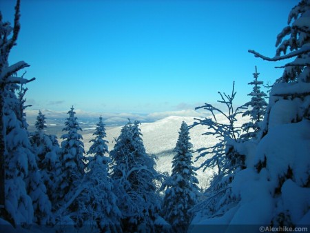 En route vers le mont Marcy, Adirondacks