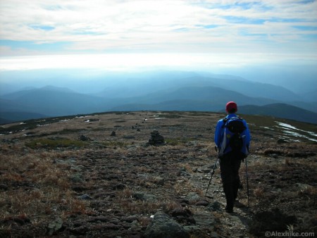 En route vers le mont Isolation, New Hampshire